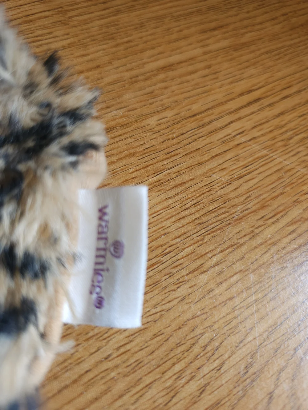 Warmies Heat Cool Eye Mask Leopatd Print Plush